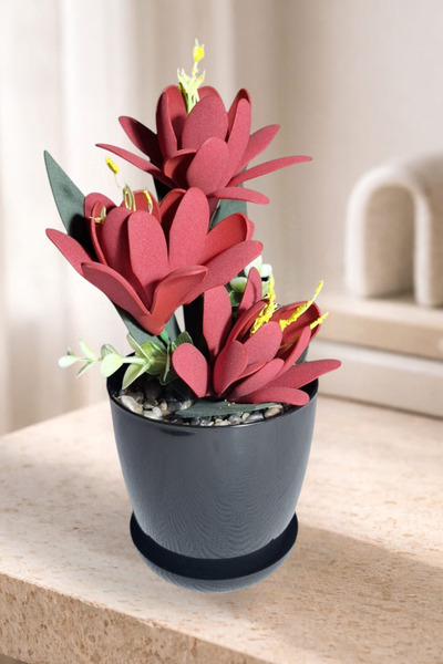 nftart.design Artificial Flower - Daffodil in a Pot