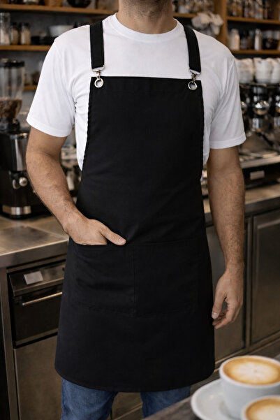 Derycollection Şef Önlüğü 70x80 Leke Tutmayan Sıvı Geçirmeyen Kumaş Kafe Rest...