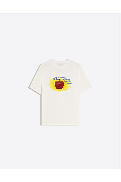 Disante Γυναικείο T-shirt με στάμπα "No Lemons Today" με λαιμόκοψη ποδηλάτου ...