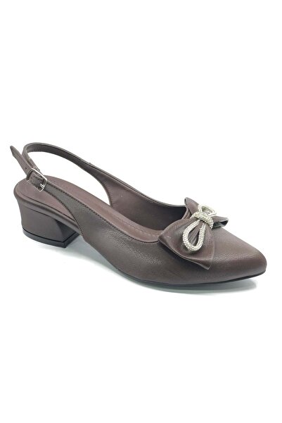 Kids Club Shoes Mehtap Κλασικό Γυναικείο με Ανοιχτή Πλάτη, Λεπτομέρεια από Πέ...