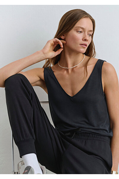 Mavi Майка вузького крою з модальної суміші м'якого преміум-коду антрацитовог...