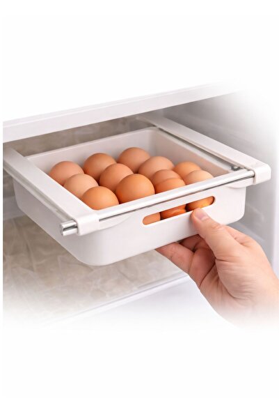 DOPPİO درج تخزين قابل للتعديل للثلاجة - سلة تنظيم قابلة للتوسيع للثلاجة مع آل...