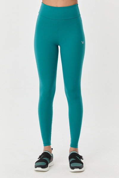 bilcee Green High Waist Recovery Lycra Women's Sports Tights - 9729