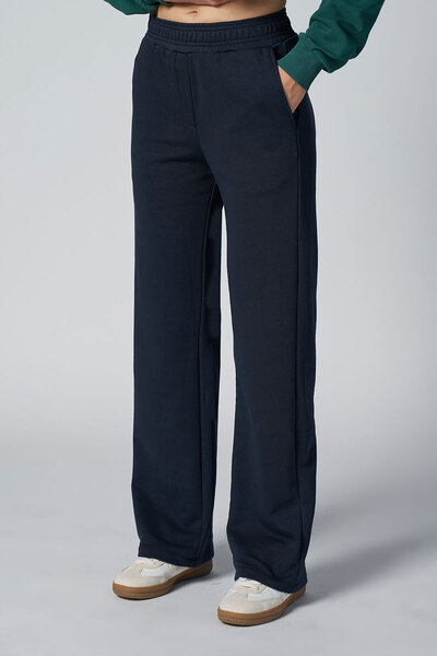 bilcee Peak γυναικεία φούτερ με φαρδιά πόδι με τσέπες Navy Blue 7018