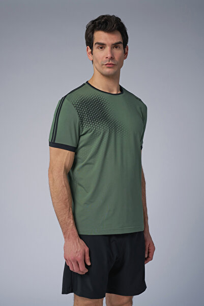 bilcee Чоловіча зелена спортивна футболка 4162