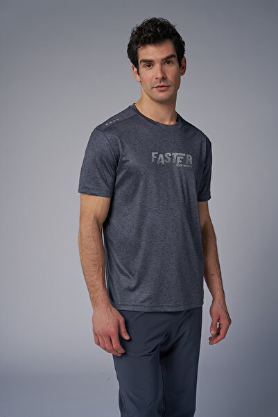 bilcee Чоловіча темно-сіра тренувальна футболка 3951