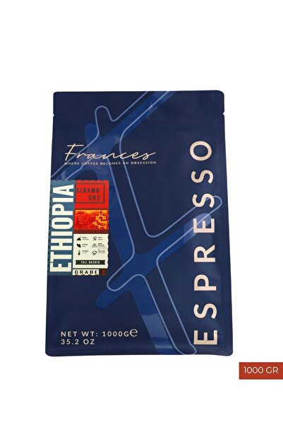 FRANCES %100 Arabica Ethiopia Sidamo GR2 Espresso | Orta-Koyu Kavrum | 1000 G...