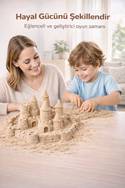 Kinetic Sand 3 KG Kinetik Kum - Eğitici ve Öğretici Oyun Kumu