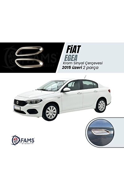 Leonacs Fams Otomotiv Fiat Egea Krom Sinyal Çerçevesi 2 Parça 2015 Üzeri Pasl...