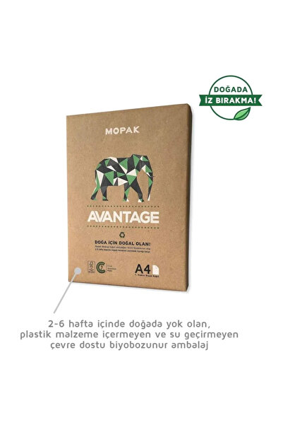 Mopak Avantage Ofis A4 Fotokopi Kağıdı 500 Adet 1 Paket