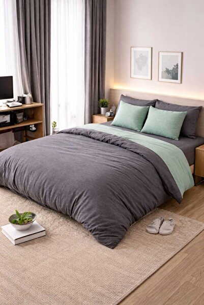 vanillasoft Set de lenjerie de pat Vanilla Double Mint - Gri