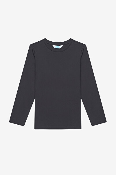 Penti Tricou negru organic unisex cu decolteu