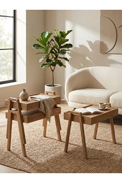 Living 3 طاولات تقديم