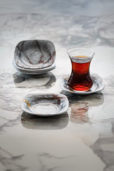 Lala Mutfak صحون شاي أنيقة (6 قطع)