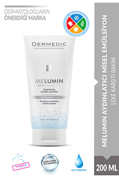 DERMEDIC MELUMIN AYDINLATICI MİSEL EMÜLSİYON 200ML