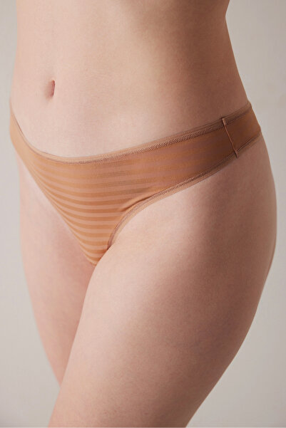 Penti Chiloți tanga Essentials Bronze