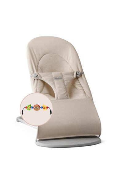BabyBjörn Balance Soft Woven Jersey Üçlü Kumaş Oyuncaklı / Light Beige