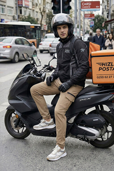 Buratti Regular Fit Normal Waist Pocket Detailed Trekking and Courier Pants M...