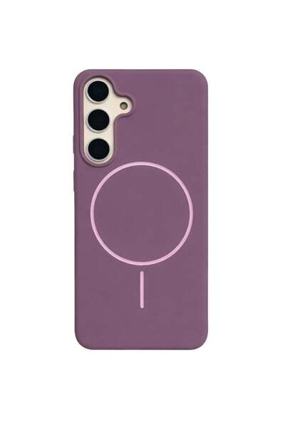 Vissona SAMSUNG Galaxy S24 Uyumlu İçi Kadife Magsafe Wireless Şarj Özellikli ...