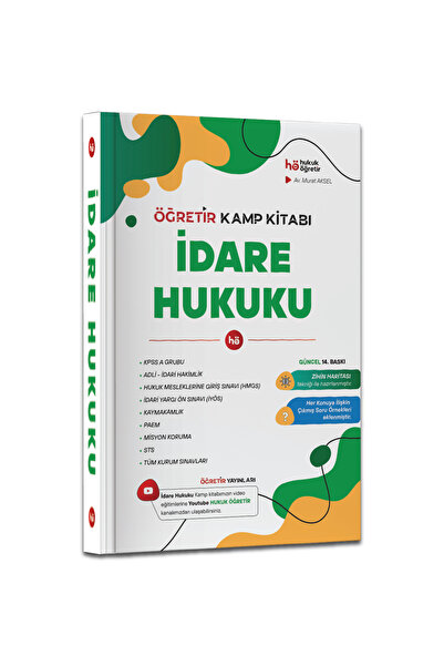 hukuk öğretir Öğretir İdare Hukuku Konu Anlatımı 2026 Kaymakamlık - Paem - Mi...