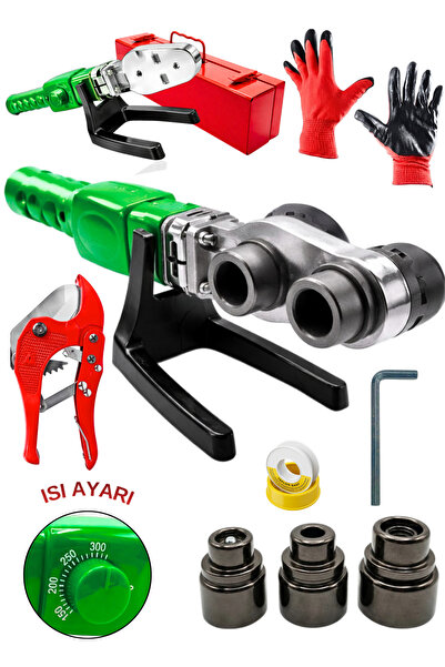 MOONSHOP Pro Seri Metal Çanta Panel Pprc Boru Kaynak Makina Seti Makas Hediye...