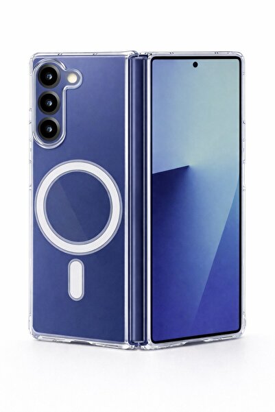 Vissona Samsung Galaxy Z Fold 6 Uyumlu Kamera Korumalı Magsafe Wireless Şarj ...