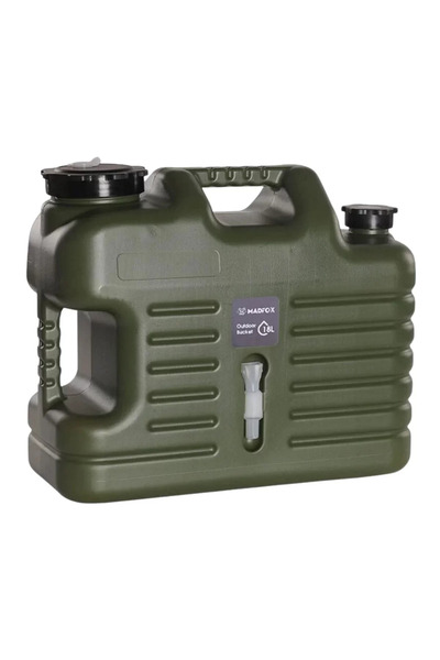 Genel Markalar Musluklu Su Bidonu - Madfox Galon Air PE - 18 Litre - Yeşil - ...