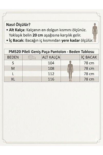Motherway Hamile Geniş Paça Pantolon