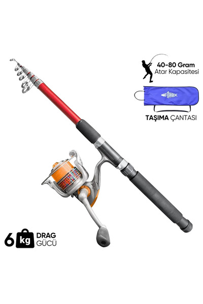 Genel Markalar Olta Seti - 300cm Olta Kamışı 40-80GR / 4000'lik Olta Makinesi...