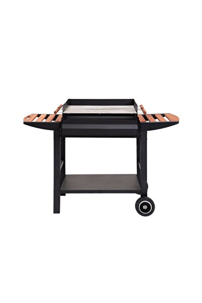 Genel Markalar Gouette Trolley Kömürlü Açık Mangal Barbekü Çift Izgaralı Teke...