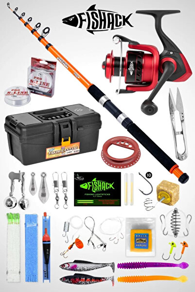Fishack Deniz Ve Göl Profesyonel Olta Takımı Seti 2 (Metal 5000'lik Makine + ...