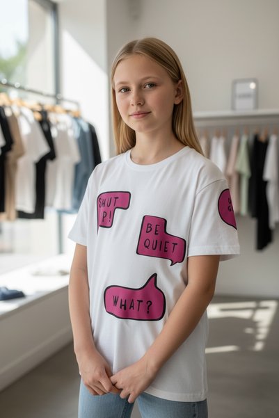 Minimoda Kids Štampano Devojka T-shirt