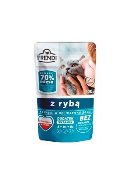 FRENDİ FRENDİ Πλήρης Τροφή για Γάτες με Ψάρι σε Σάλτσα