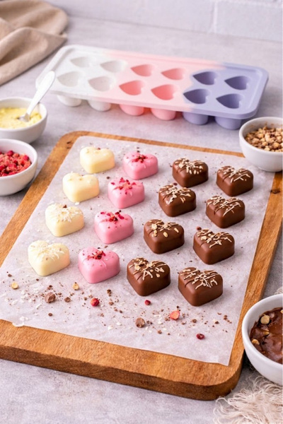 Tohana Silikon Kalp Buz Kalibi