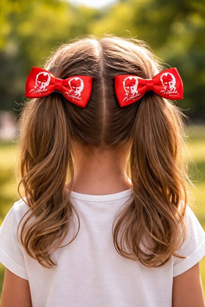 Jack Ferrero Polumesec, zvezda, crvena mašna, set od 2 komada dječjih kopči z...