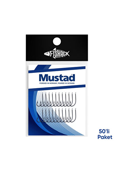 Mustad Olta İğnesi - - 2300 - Lacivert - No: 17 (50'li Paket)