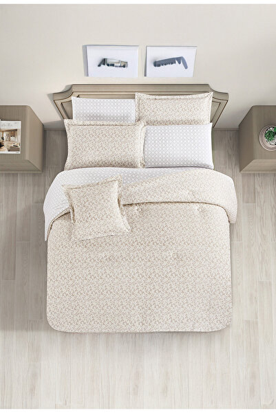 Melen مفارش ميلين | طقم لحاف قطن مقاس كوين بحشوة سميكة 8 قطع