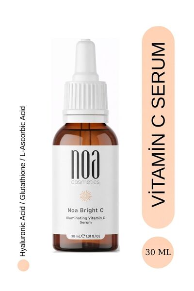 noa cosmetics Leke Karşıtı Aydınlatıcı Vitamin C Serum - Hyaluronic Acid, Glu...
