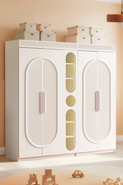 Setay Gardırop, Athena 4 Kapaklı Dolap ve Ledli Kitaplık