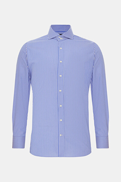 Vakko NON-IRON ÇİZGİLİ DESENLİ GÖMLEK