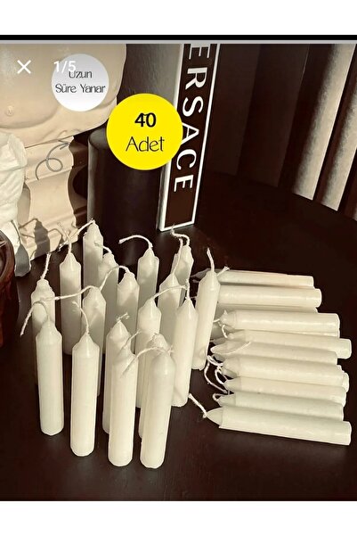 Genel Markalar Beyaz Mum Bakkal Mumu Dilek Mumu 40 Adet