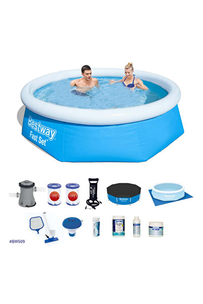 BESTWAY Büyük Şişme Havuz Seti 244 X 66 Cm Bw509