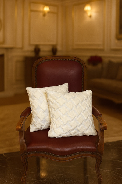 LUNGA VİTA (2 bucăți) Husă de pernă moale Bohemian, dimensiuni 40x40, cu ferm...