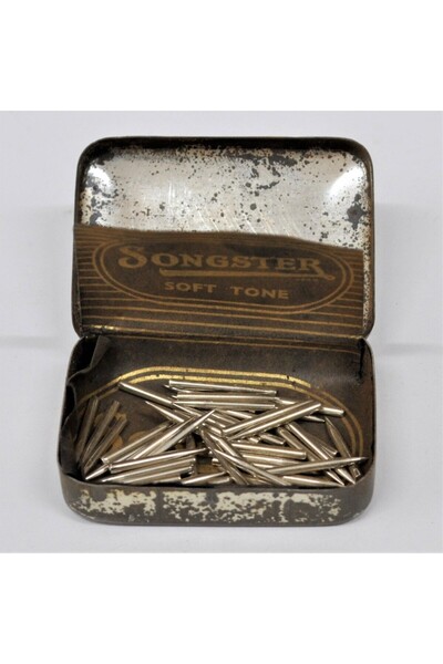 Otantik Çarşı Otantik Çarşı Gramofon İğnesi 50'lik Antika Kutulu Yüksek Ton