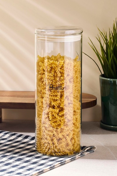 Perotti Fraser 1600 ml Borosilikat Cam Kavanoz 10x25 cm