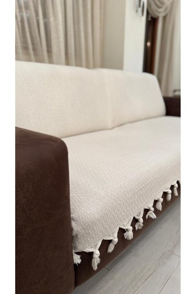 Generic Brand Wheat Pattern Woven 100% Cotton Multi-Purpose Piqué Sofa Cover 180x230
