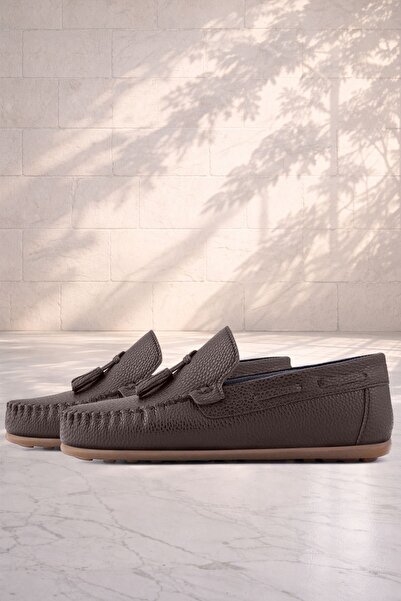 Rakerplus Καφέ άνετα παπούτσια μοκασίνι για αγόρια