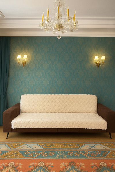 LUNGA VİTA Husa de scaun de lux anti-alunecare in stil boem 175x220 Husa de s...