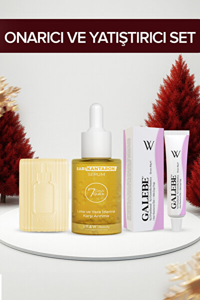 Uraw Onarıcı & Yatıştırıcı Cilt Bakım Seti | Kuruluk, Kızarıklık ve Leke Karş...