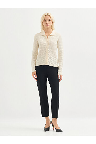 Karaca Kadın Triko Hırka-Ekru